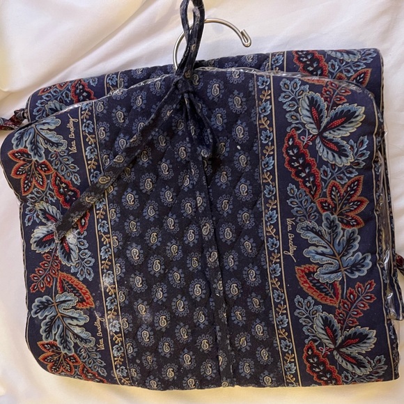 Elegant Navy Blue Retired Vintage Women's Vera Bradley Cosmetic/Travel Bag - Picture 1 of 5